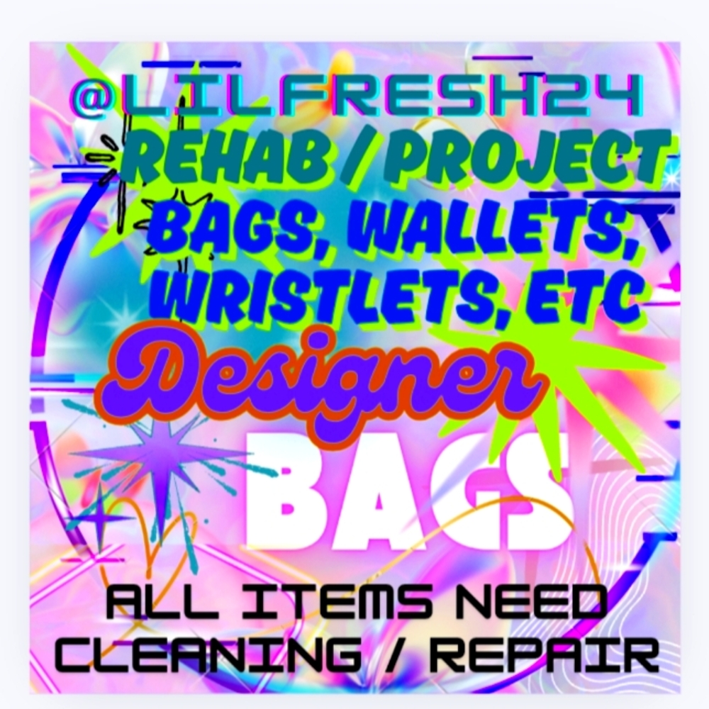 REHAB/PROJECT BAGS $25 Per Each Item..